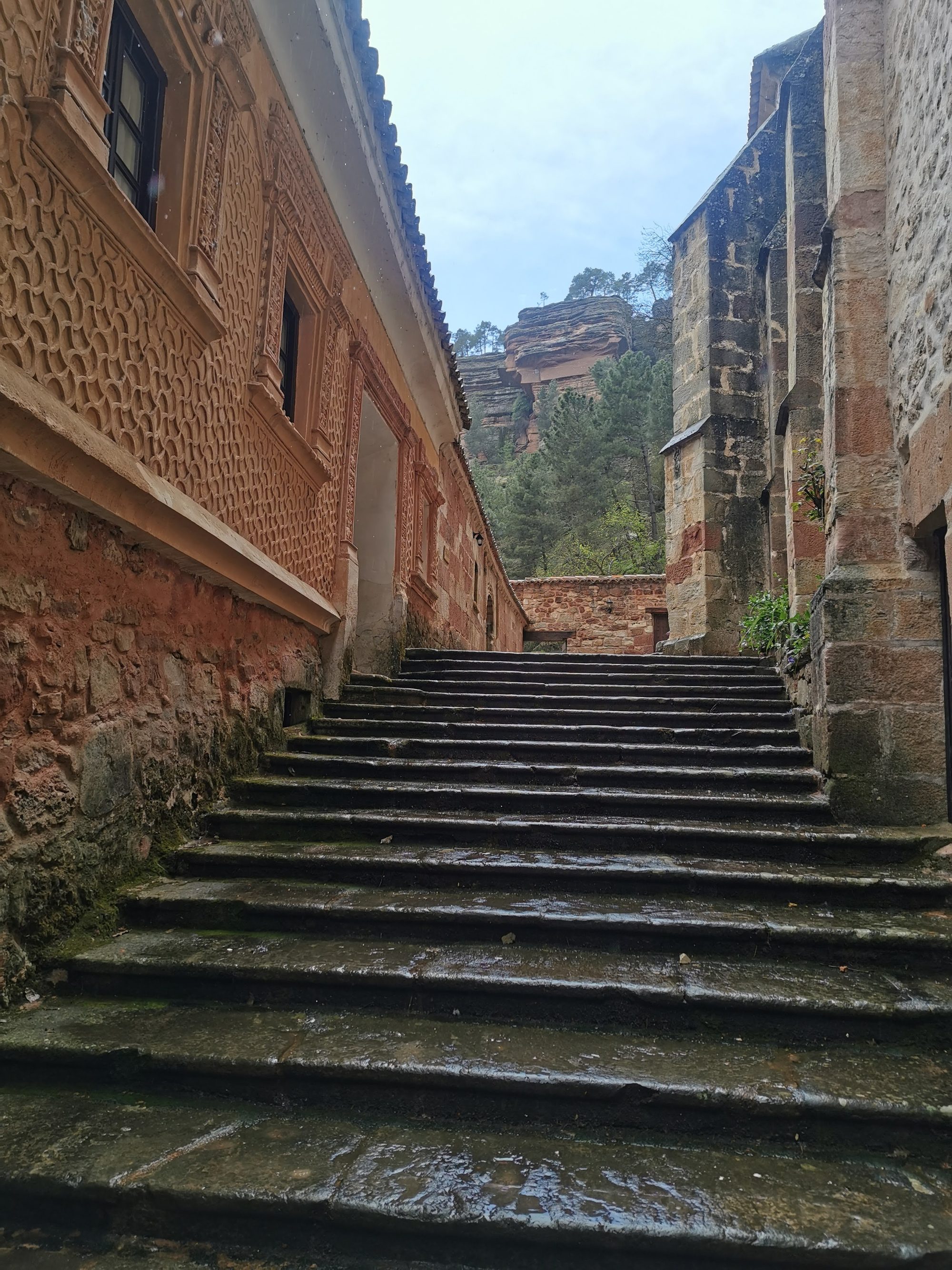 Paisaje de viaje en Corduente, España