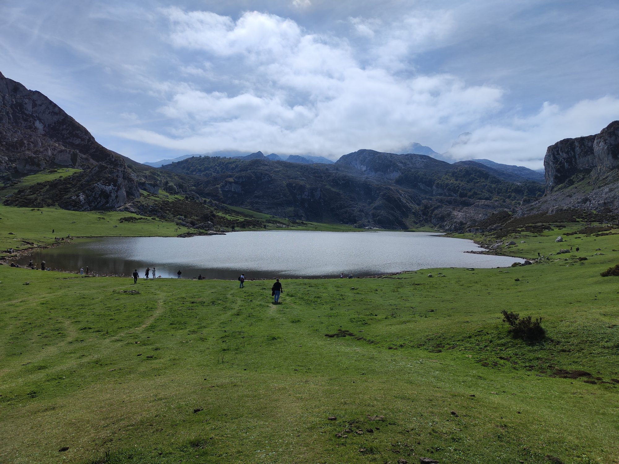 Paisaje de viaje en Cangas de Onís, España