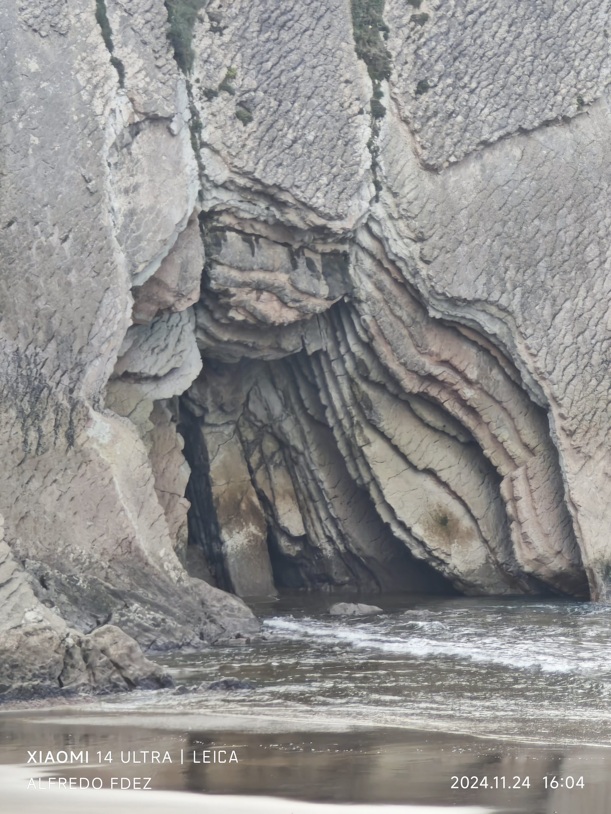 Paisaje de viaje en Zumaia, España